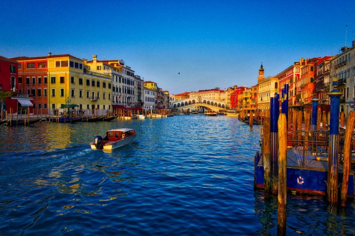 Grand Canal and Rialto Bridge, Venice